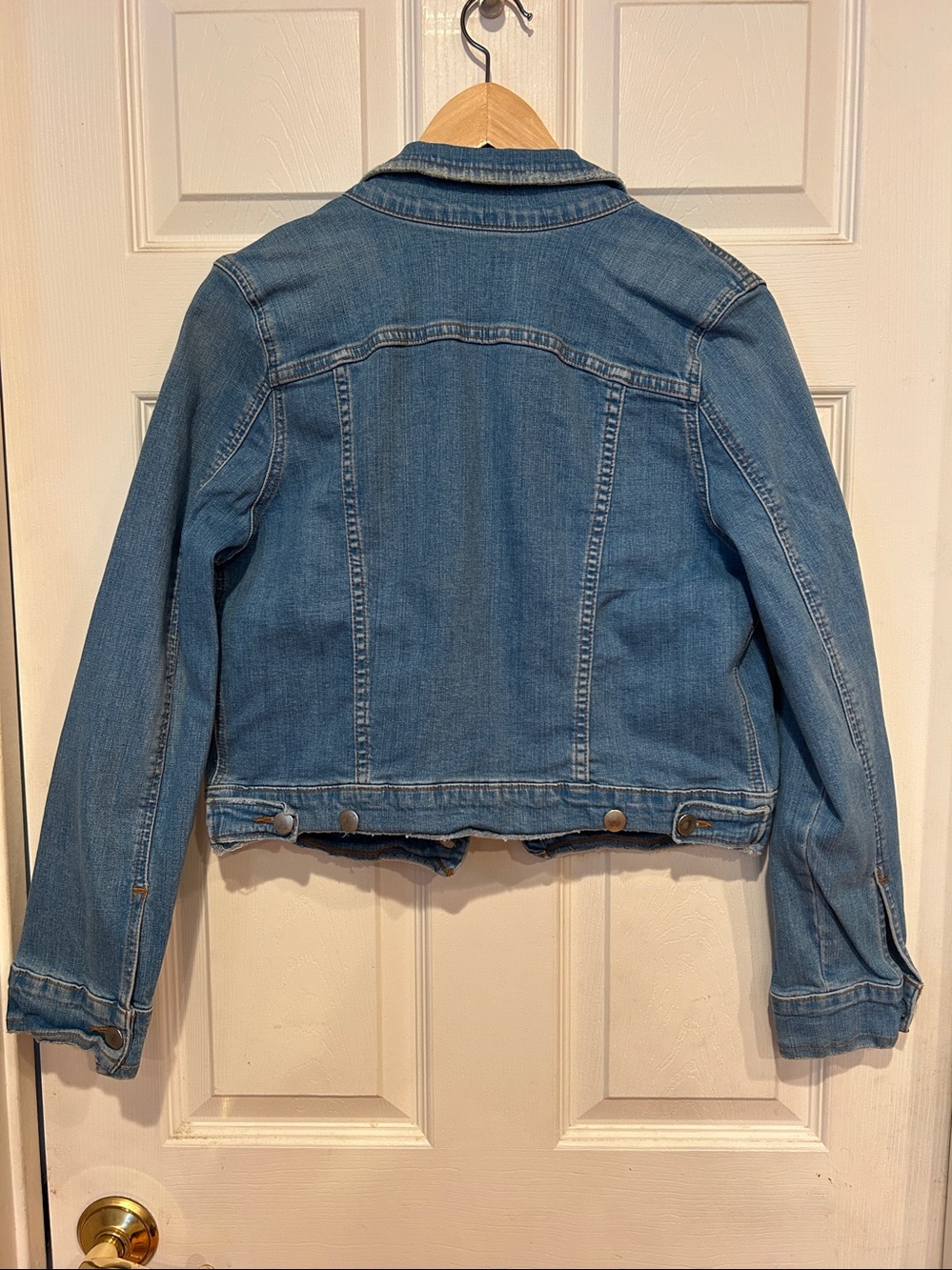 Free People Light Blue Denim Jean Jacket - Picture 3 of 4
